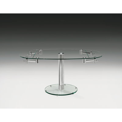 Avonda Extendable Glass Dining Table