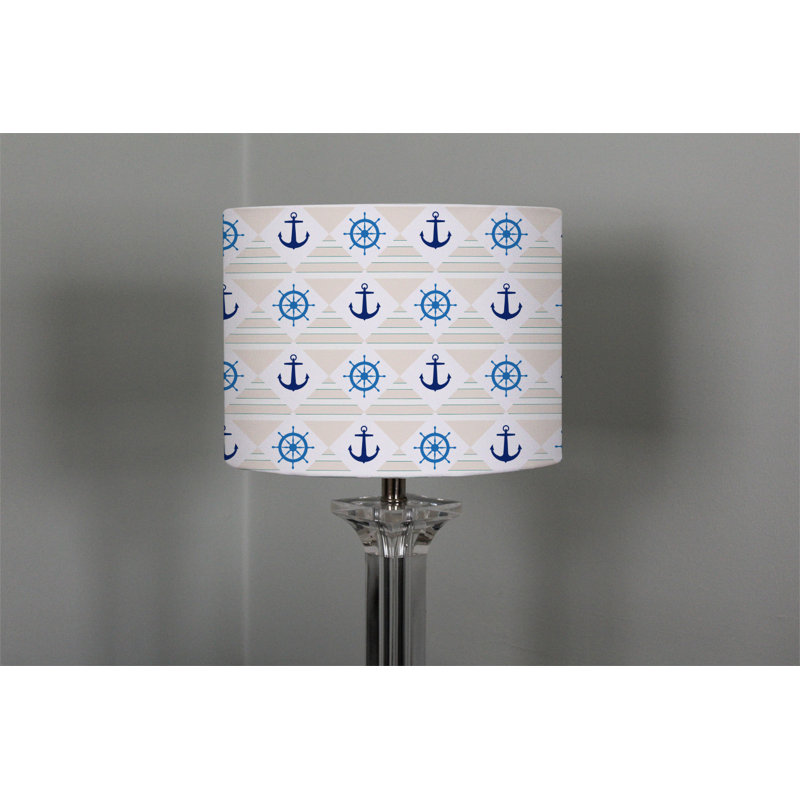 Cotton Drum Lamp Shade ( Uno ), 25cm H x 40cm W x 40cm D