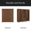 Armoire penderie 4 portes avec 2 tiroirs-1211107711