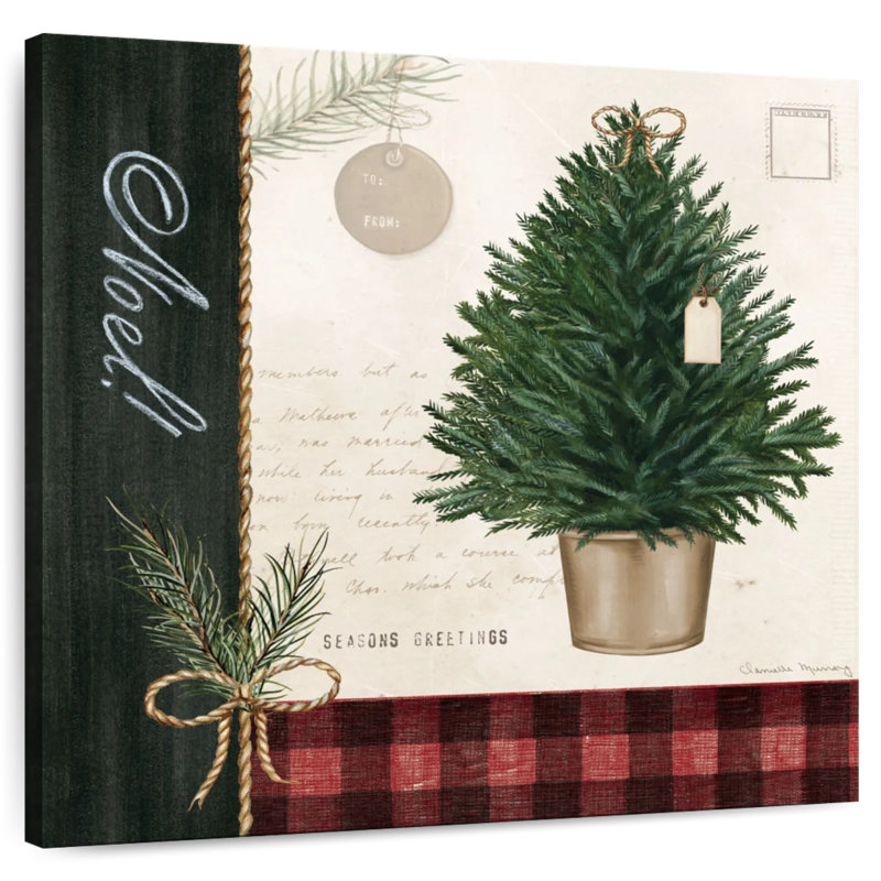 Lelend Holiday Wrapping II, 16" H x 16" W