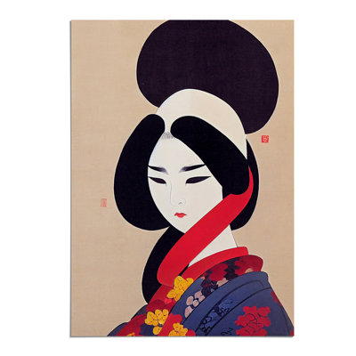 Charming Geisha - Wall Art