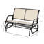 Banc oscillant pour 2 personnes Outsunny-497599673