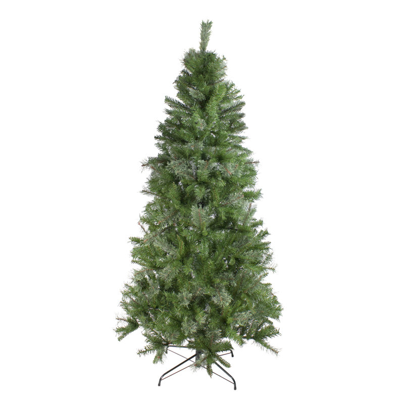 Arbre de Noël artificiel pin moyen 6,5 pi en mélange de cachemire - non éclairé