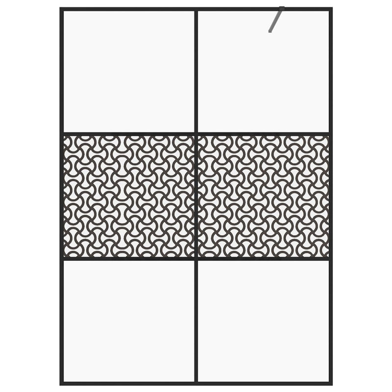Hiren Semi-Frameless Aluminium Shower Door