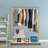 Zarmeen 47.2'' Rolling Industrial Pipe Clothing Rack