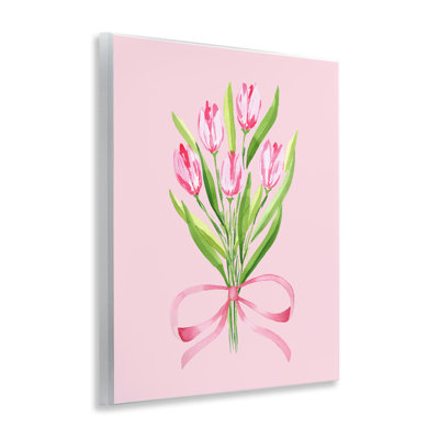 Jolie et douce tulipes, plaque murale, design par Nina Jacobs