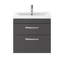 Caillen 610mm Single Bathroom Vanity with Integrated Ceramic Basin-1337843435