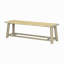 Banc en bois massif Farmhouse Modern - 59 po-129474208