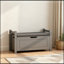 Banc avec rangement rabattable et siège souple-1099464046