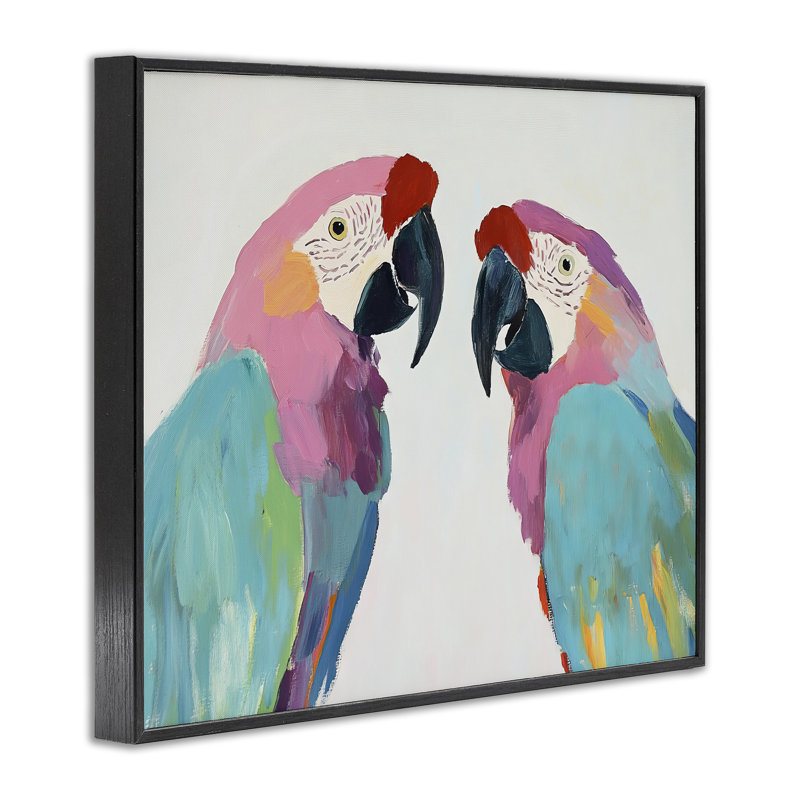 Giclée encadrée exotique, décorée par Sissi et Seb, H 11 po x l 14 po, Giclée encadrée noir minuit