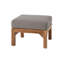 Porschea Outdoor Teak Ottoman-1630159695