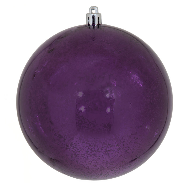 Ornement boule de mercure brillant, Prune