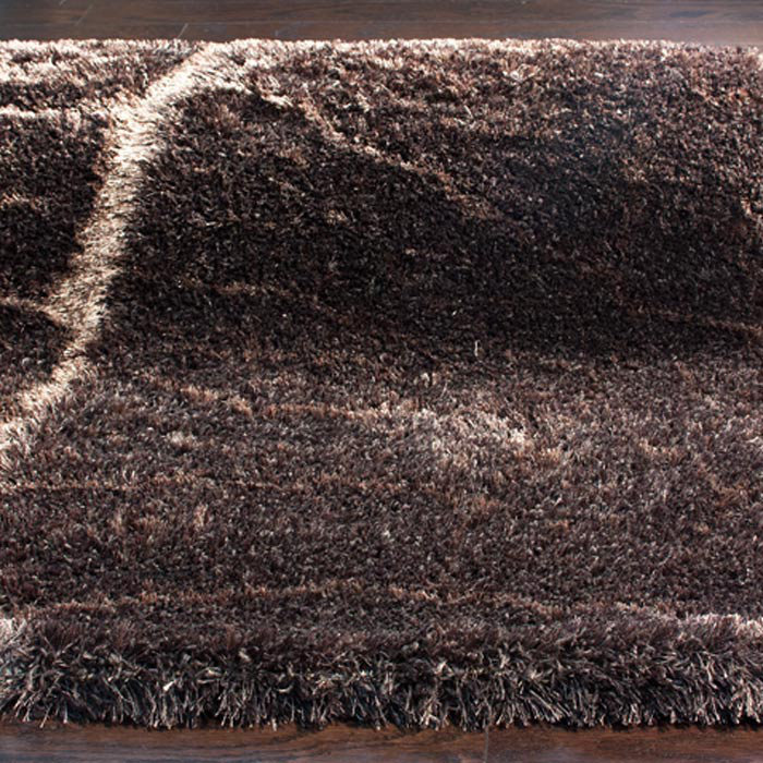 Tapis brun Helotes, Rectangle 7 pi 9,6 po x 11 pi 2 po