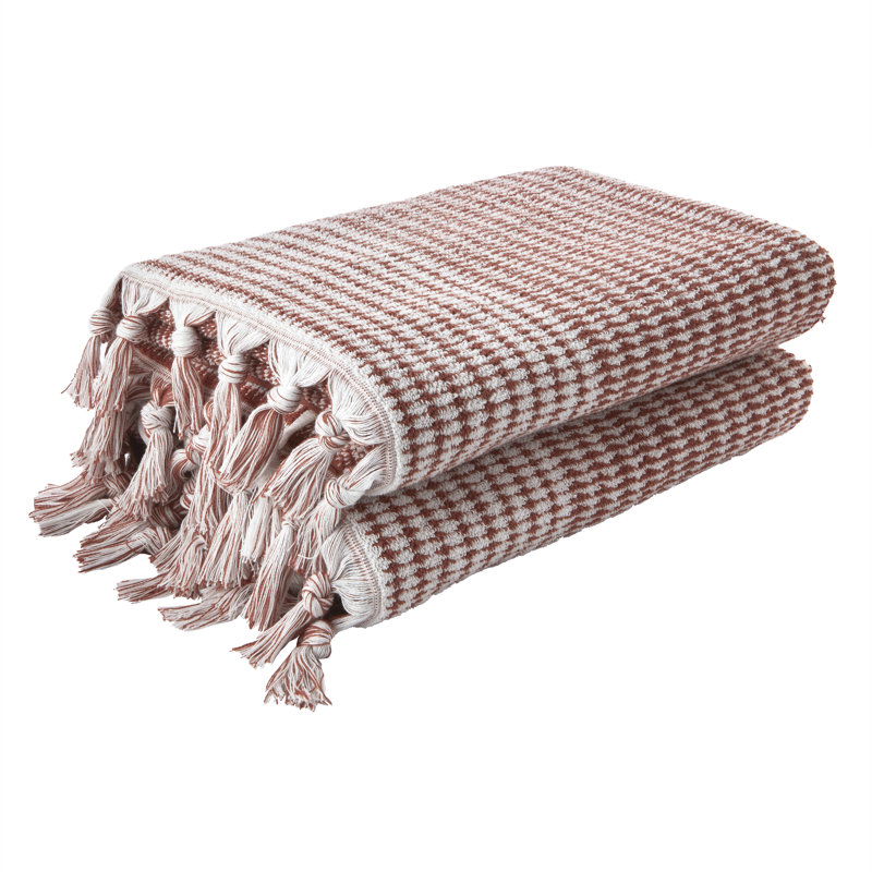 Yehuda Cotton Plush Bath Towel, Spice