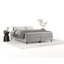 Elegant Boxspring Bed ROWAN With Bonell Mattress And Topper-100652813-100652812