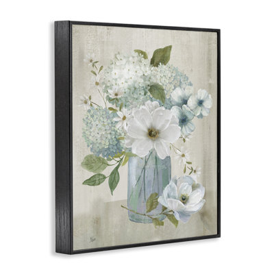 «Hydrangeas And More Bouquet», estampe numérique, conception de Nan