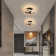 Creger 2-Light Double Round LED Ceiling Light Flush Mount Warm Light