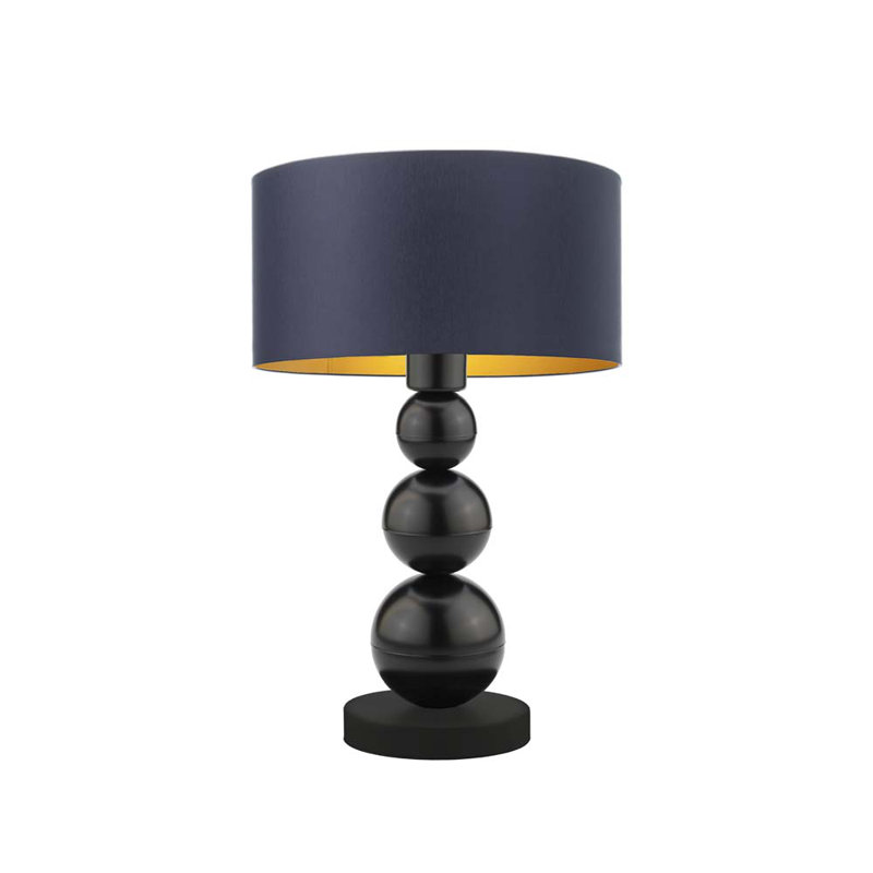 Ruffy Desk, Black, Navy