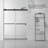 Spezia 56" - 60"W x 76" H Double Sliding Frameless Shower Door