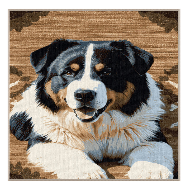  Tapis lavable Karelian Bear Dog Dogs, Carré 7 pi