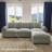  Knopp Velvet & Plush Wide Corduroy Single Chair Seat Of Modular Sofa-1920116487