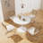 5 - Piece Pedestal Dining Table Set-90308389-90308388-90308386
