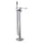 WOWOW Brass Freestanding Floor‑Mount Bathtub Faucet with Hand Shower-91458027