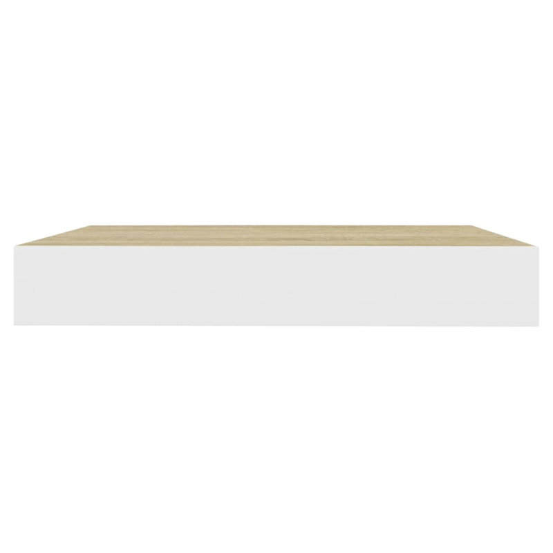 Artamas Floating Shelf, Oak, 23cm H x 23.50cm W x 3.80cm D