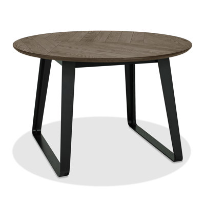 Ashkum Round Metal Base Dining Table