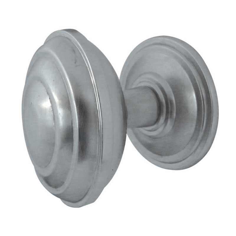 Chelles Passage Door Knob, Satin Nickel