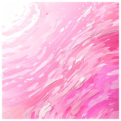 Pink Fluid Swirls Comforter