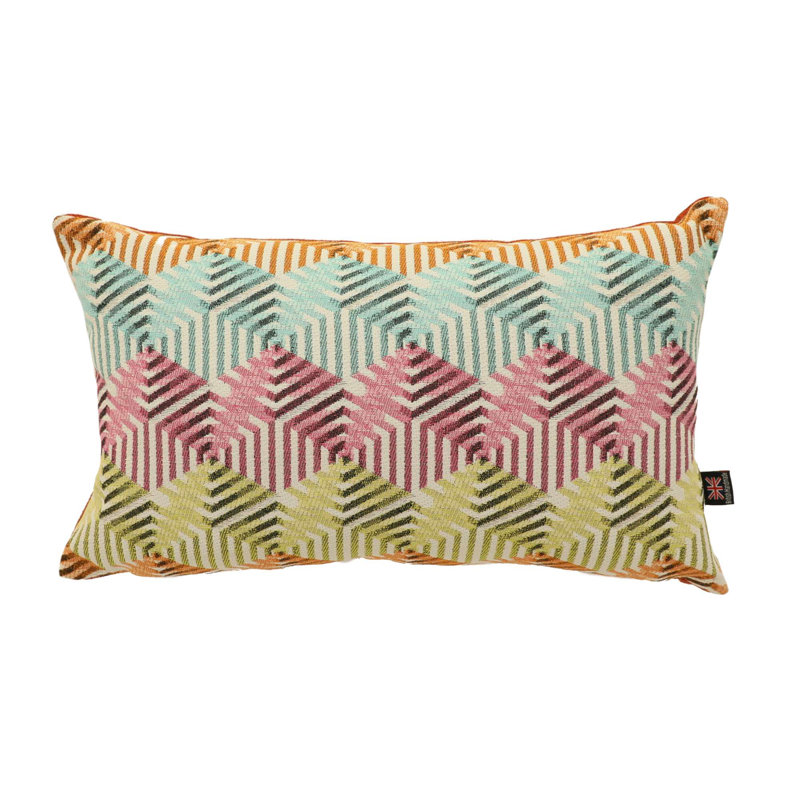 Braid Geometric Rectangular Cushion