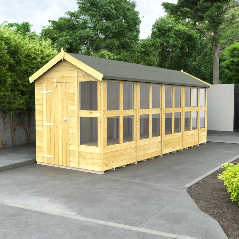 18ft x 6ft Apex Potting Shed