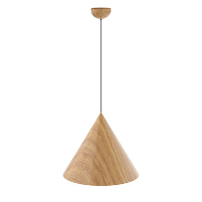 Miralem 1 - Light Wood Cone Pendant