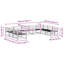 404cm Wide Patio Sectional Set
