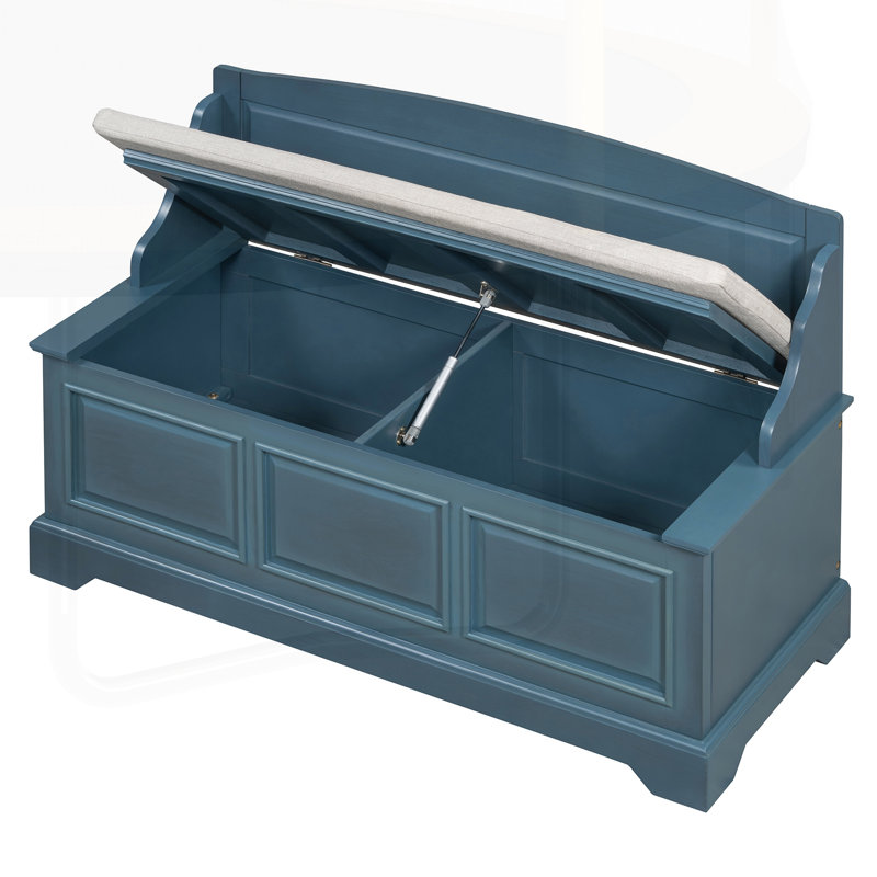 Banc de rangement pour chaussures Retro, Antique Navy