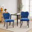 Chaise d'appoint capitonnée (ensemble de 2)-737529452