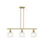 3 - Light Brushed Brass Pendant