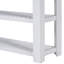 Élégante console avec 4 tiroirs et 2 tablettes, idéale pour les vestibules et les salons.-410742970