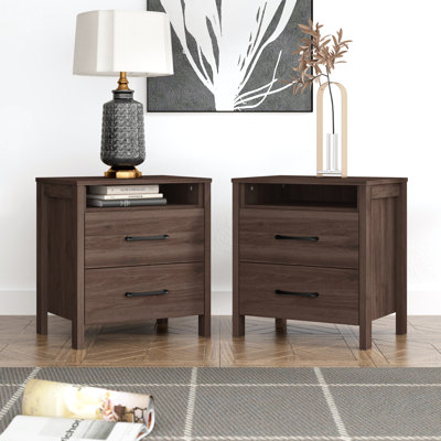 Wilder 22.7" 2 Drawer Nightstand