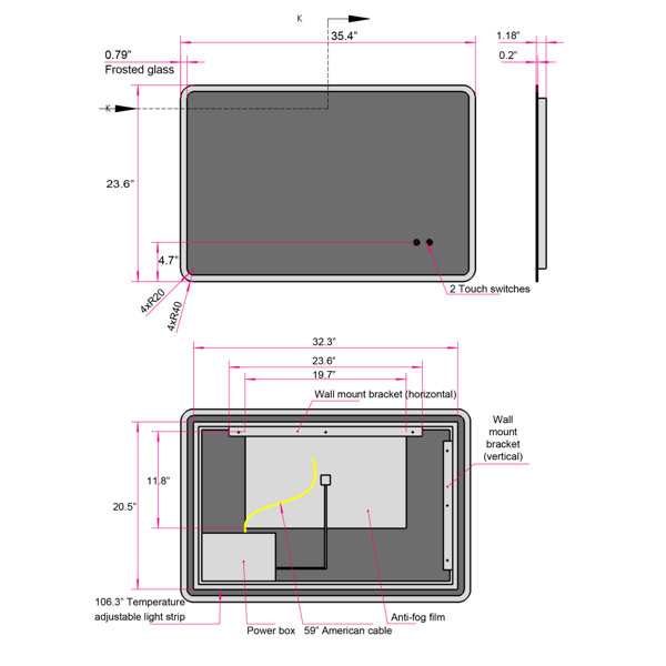 Dimensions du produit