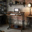 Bureau avec roulettes, table pour ordinateur portable pratique, bureau à hauteur réglable
