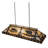 Rustic Lodge 9 - Light Cafe Noir Pool Table Lights Pendant