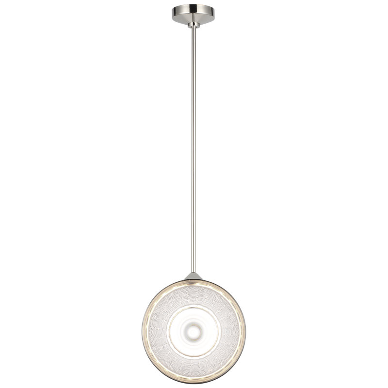 Copper Coast 1 - Light LED Pendant, Polished Nickel