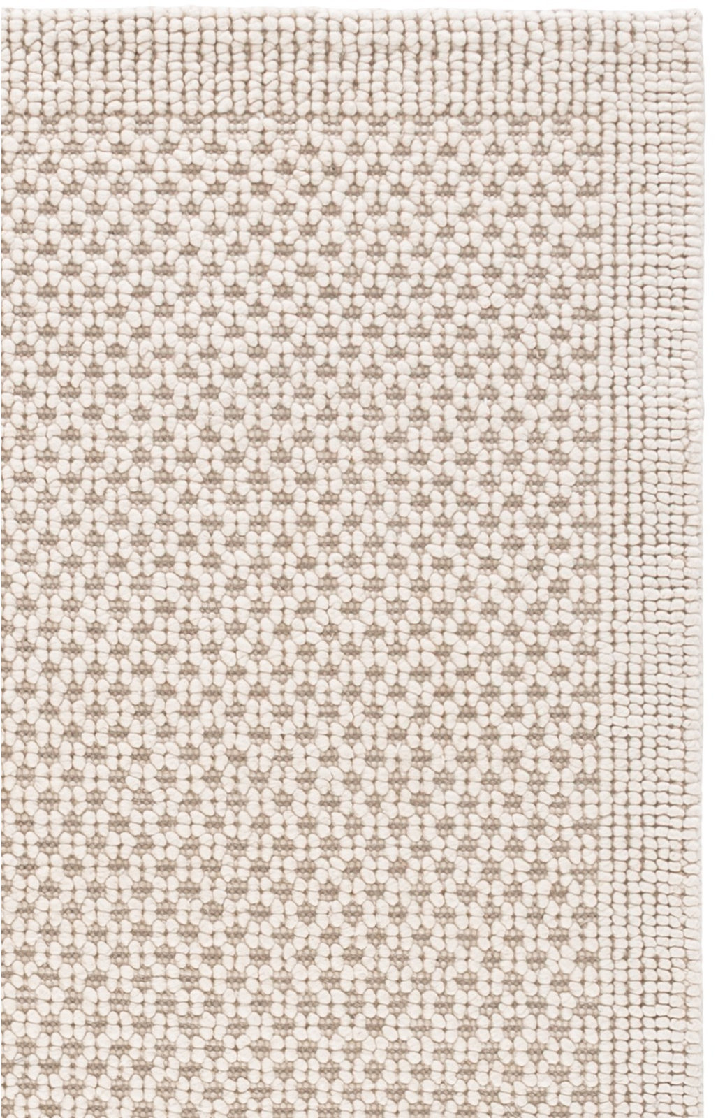 Hand-Woven Geometric Wool Rug, Rectangle 6' x 9'