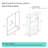 15.7" W X 25.9" H Recessed Wall Niche, 3-Tier High Gloss White Solid Wood Shower Niche, Modern In-Wall Bathroom Storage Shelf-1634857085