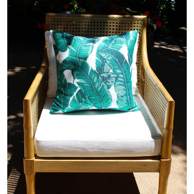 Tropics Indoor/Outdoor Square Pillow Cover & Insert