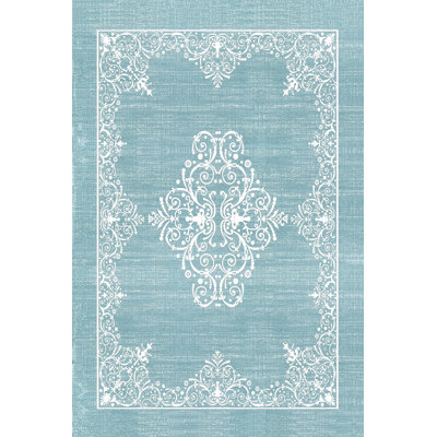 Stylish Woven Carpet (4 x 6 Feet), 100% Polyester, 0.3 in Pile Height | Antibacterial, Non-Slip PVC Dot Underside | Machine Washable, 3D Digital Printed Design | Perfect for Living Room, Bedroom & Office Decor