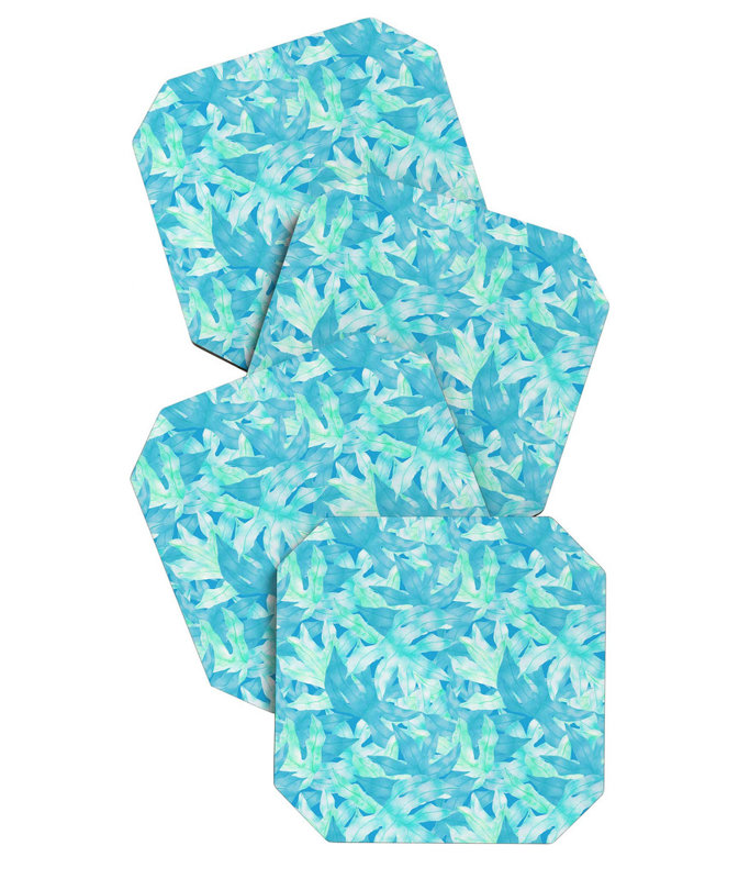 Sous-verre turquoise