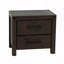 Table de chevet à tiroirs pour chambre à coucher simple (compatible avec table de chevet) Bois massif